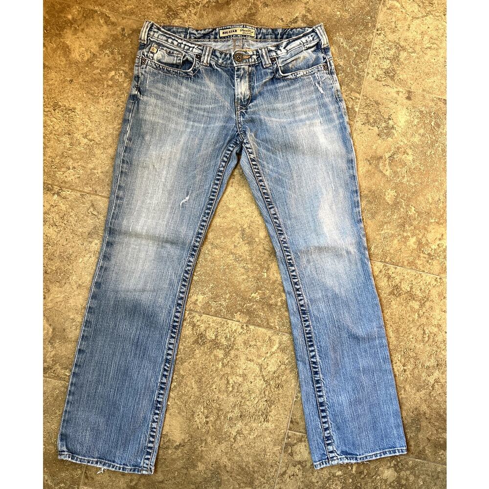 Big Star Sweet Boot Ultra Low-Rise Denim Jeans, Women's size 31R